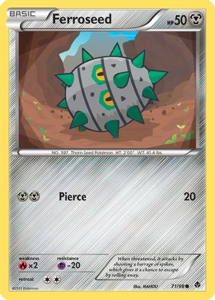 Ferroseed (71) (/98) Reverse Holofoil [BW: Emerging Powers] Pokemon Single Pokémon