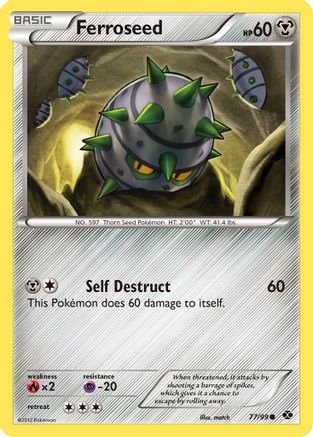 Ferroseed (/99) [BW: Next Destinies] Pokemon Single Pokémon