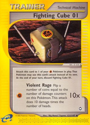 Fighting Cube 01 (/147) [Vintage: Aquapolis] Pokemon Single Pokémon