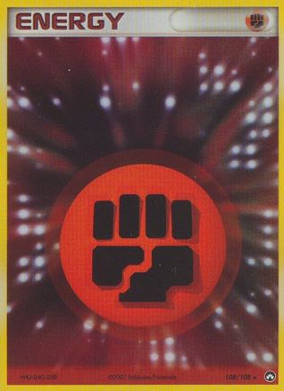 Fighting Energy (108/108) Holofoil [EX: Power Keepers] Pokemon Single Pokémon