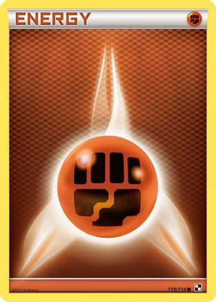 Fighting Energy (/114) Reverse Holofoil [BW: Base Set] Pokemon Single Pokémon