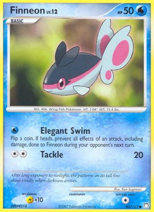 Finneon (/123) [DP: Mysterious Treasures] Pokemon Single Pokémon
