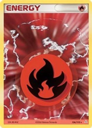 Fire Energy (106/110) - [EX: Holon Phantoms] Holofoil Pokemon Single Pokémon
