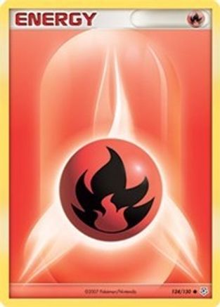Fire Energy (124/130) [DP: Base Set] Pokemon Single Pokémon