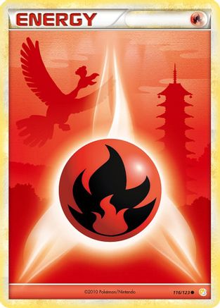 Fire Energy (116/123) [HGSS: Base Set] Pokemon Single Pokémon