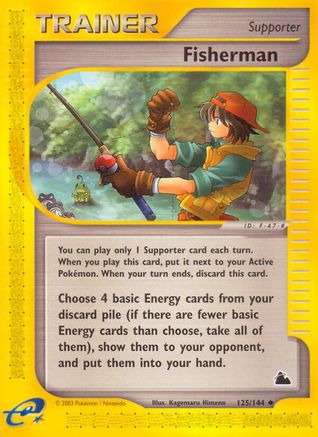 Fisherman (/144) [Vintage: Skyridge] Pokemon Single Pokémon