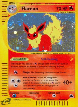 Flareon (H7) (/144) Holofoil [Vintage: Skyridge] Pokemon Single Pokémon