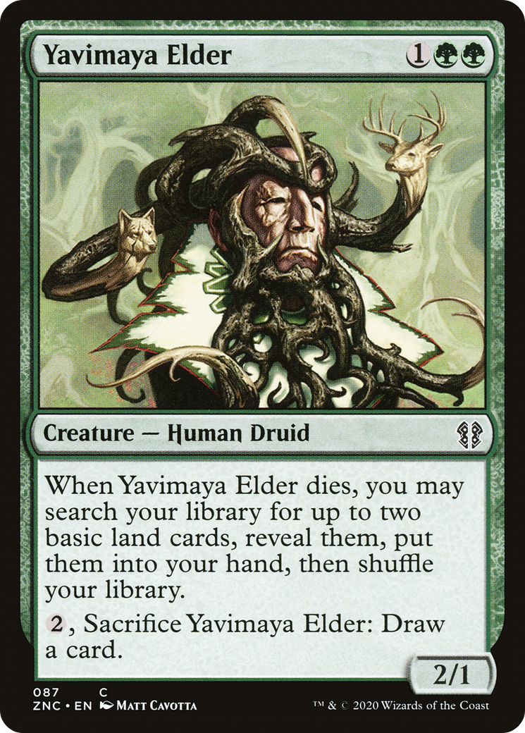Yavimaya Elder (ZNC-087) [Zendikar Rising Commander] MTG Single Wizards of the Coast