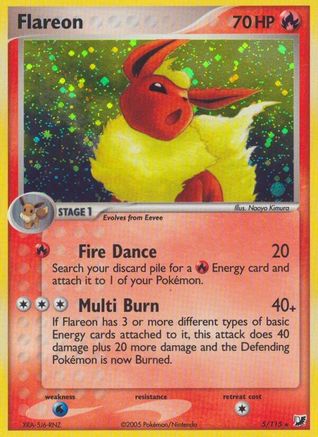 Flareon (/115) Reverse Holofoil [EX: Unseen Forces] Pokemon Single Pokémon