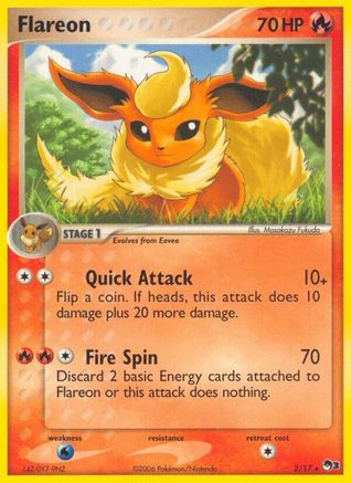 Flareon (2/17) [Promos: POP Series 3] Pokemon Single Pokémon