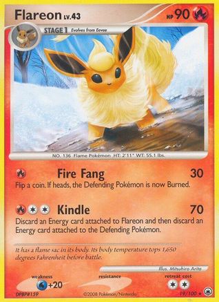 Flareon (/100) Reverse Holofoil [DP: Majestic Dawn] Pokemon Single Pokémon