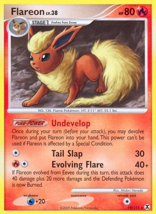 Flareon (/111) Reverse Holofoil [Platinum: Rising Rivals] Pokemon Single Pokémon