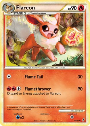 Flareon (44/95) [HGSS: Call of Legends] Pokemon Single Pokémon
