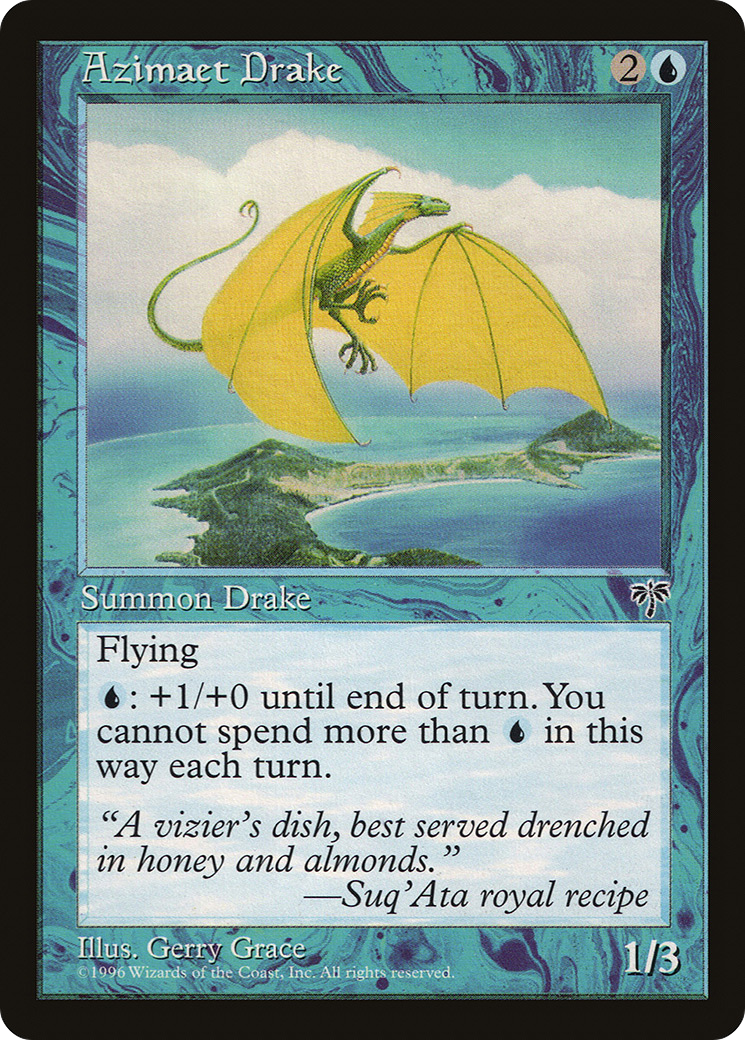 Azimaet Drake (MIR-053) [Mirage] MTG Single Wizards of the Coast