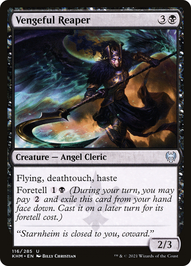Vengeful Reaper (KHM-116) [Kaldheim] MTG Single Wizards of the Coast
