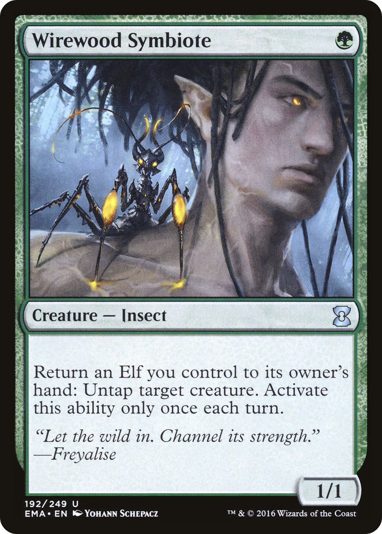 Wirewood Symbiote (EMA-192) [Eternal Masters] Foil MTG Single Wizards of the Coast