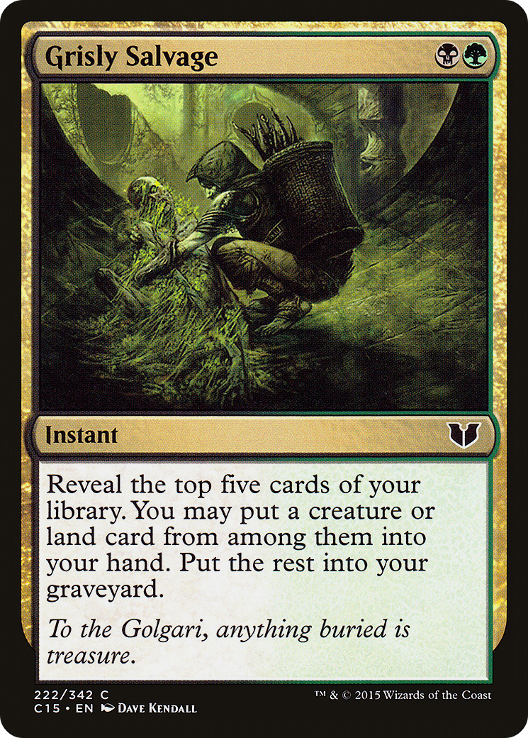 Grisly Salvage (C15-222) [Commander 2015] MTG Single Wizards of the Coast