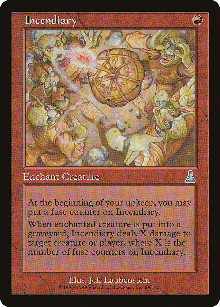Incendiary (UDS-089) [Urza's Destiny] MTG Single Wizards of the Coast