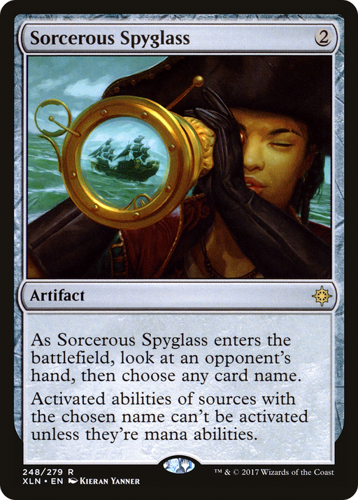 Sorcerous Spyglass (XLN-248) [Ixalan] MTG Single Wizards of the Coast