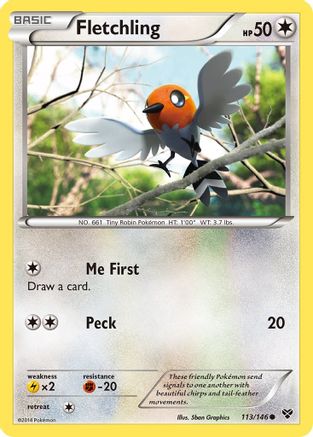 Fletchling (/146) [XY: Base Set] Pokemon Single Pokémon