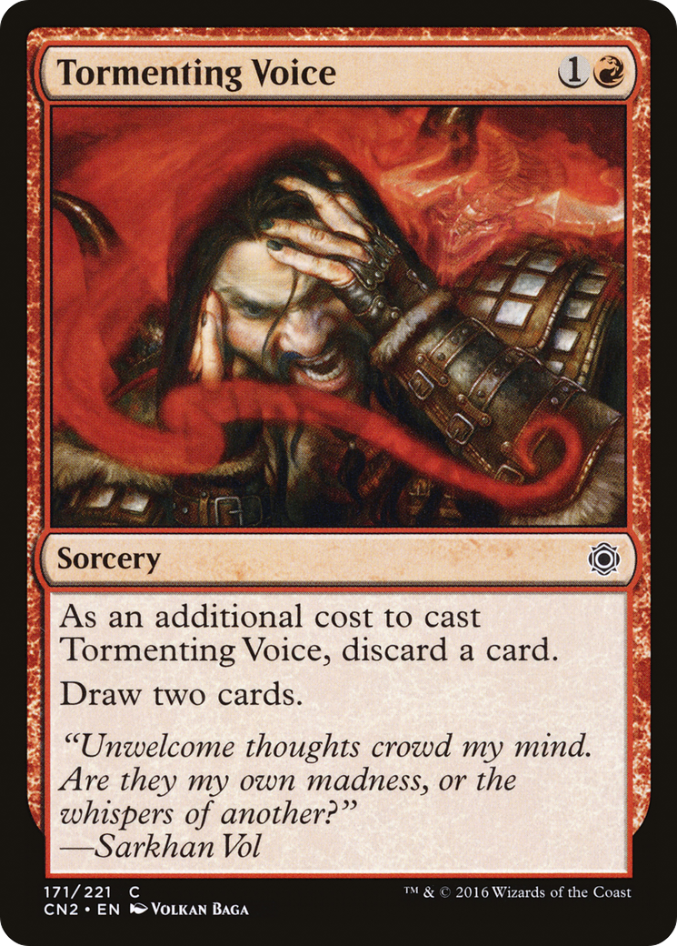 Tormenting Voice (CN2-171) [Conspiracy: Take the Crown] Foil MTG Single Wizards of the Coast