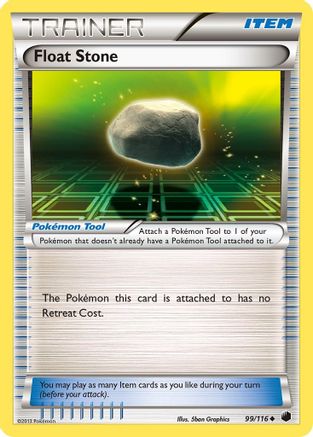 Float Stone (99/116) Reverse Holofoil [BW: Plasma Freeze] Pokemon Single Pokémon