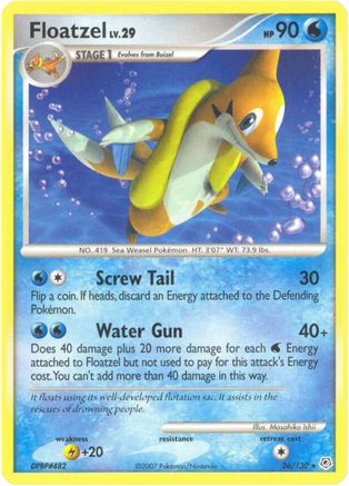 Floatzel (/130) Reverse Holofoil [DP: Base Set] Pokemon Single Pokémon