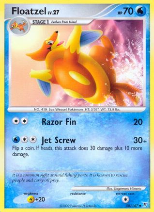 Floatzel (/147) [Platinum: Supreme Victors] Pokemon Single Pokémon