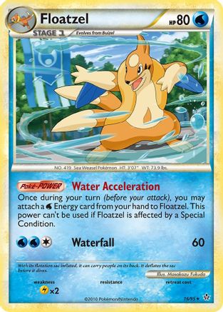 Floatzel (/95) [HGSS: Unleashed] Pokemon Single Pokémon
