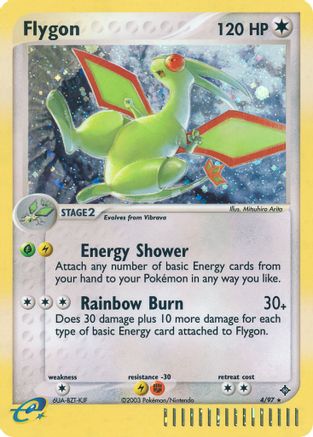 Flygon - 4/97 (/97) Reverse Holofoil [EX: Dragon] Pokemon Single Pokémon