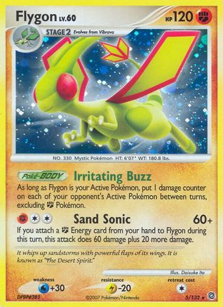 Flygon (/132) Reverse Holofoil [DP: Secret Wonders] Pokemon Single Pokémon