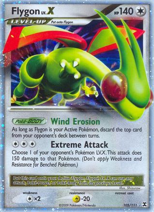 Flygon Lv.X (/111) Holofoil [Platinum: Rising Rivals] Pokemon Single Pokémon