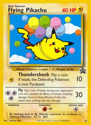 Flying Pikachu (25/53) [Promos: WoTC Promo] Pokemon Single Pokémon