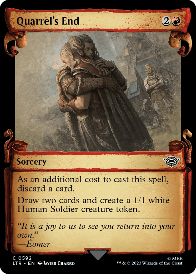 Quarrel's End (LTR-592) [The Lord of the Rings: Tales of Middle-earth] (Showcase) MTG Single Wizards of the Coast