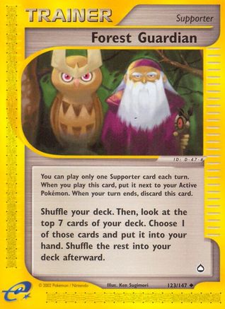 Forest Guardian (123/147) [Vintage: Aquapolis] Pokemon Single Pokémon