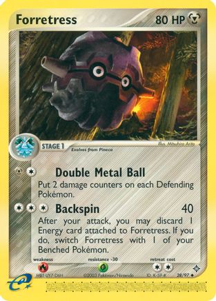 Forretress (/97) [EX: Dragon] Pokemon Single Pokémon