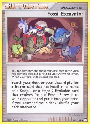 Fossil Excavator (111/123) Reverse Holofoil [DP: Mysterious Treasures] Pokemon Single Pokémon