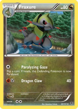 Fraxure (/101) [BW: Plasma Blast] Pokemon Single Pokémon