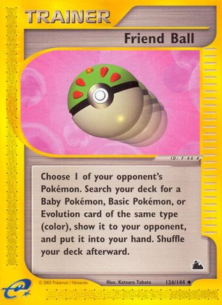 Friend Ball (/144) [Vintage: Skyridge] Pokemon Single Pokémon