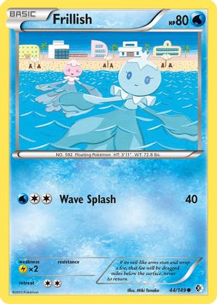 Frillish (/149) Reverse Holofoil [BW: Boundaries Crossed] Pokemon Single Pokémon