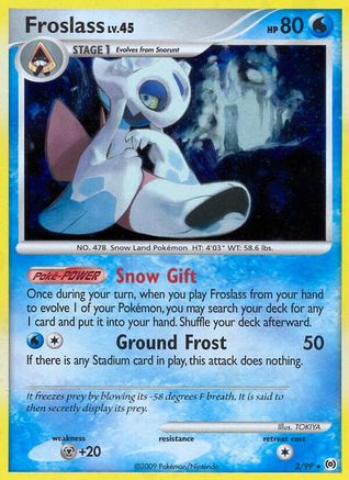 Froslass (2/99) Reverse Holofoil [Platinum: Arceus] Pokemon Single Pokémon