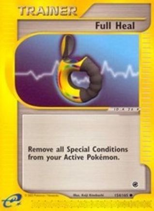 Full Heal (154/165) Reverse Holofoil [Vintage: Expedition] Pokemon Single Pokémon