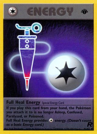 Full Heal Energy (81/82) 1st Edition [Vintage: Team Rocket] Pokemon Single Pokémon