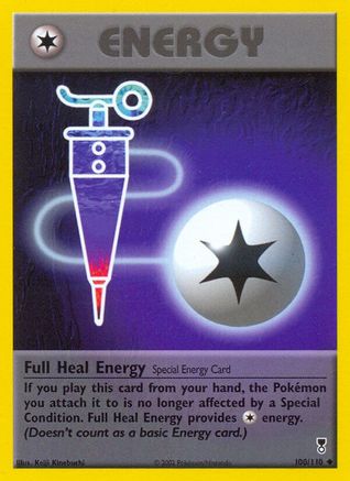 Full Heal Energy (100/110) - [Vintage: Legendary Collection] Reverse Holofoil Pokemon Single Pokémon