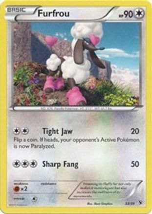 Furfrou (33) (/39) [XY: Kalos Starter Set] Pokemon Single Pokémon