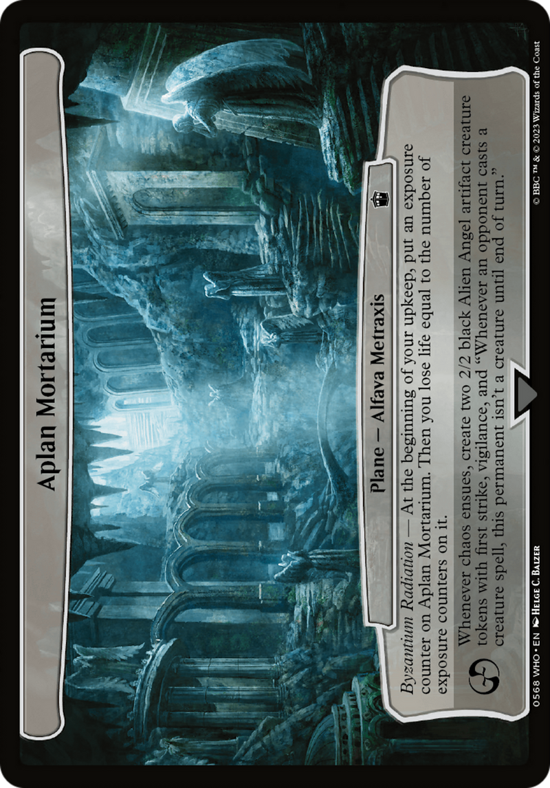Aplan Mortarium (WHO-568) [Doctor Who] MTG Single Wizards of the Coast