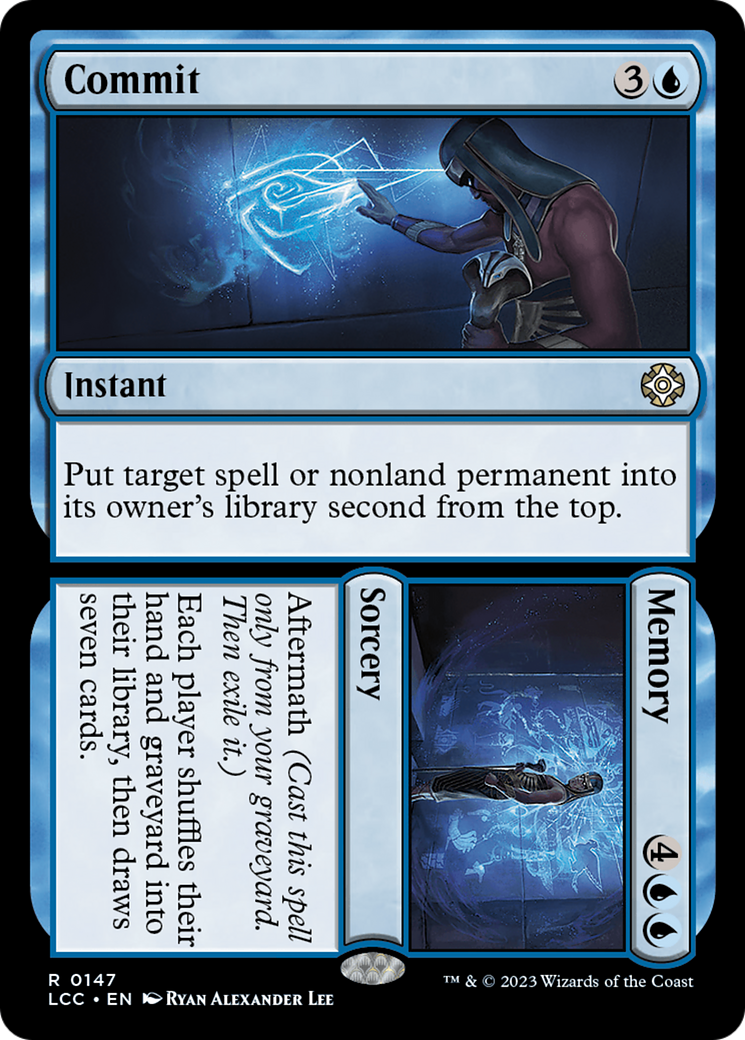 Commit // Memory (LCC-147) [The Lost Caverns of Ixalan Commander] MTG Single Wizards of the Coast