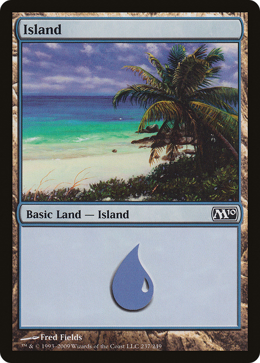 Island (237) (M10-237) [Magic 2010] Foil MTG Single Wizards of the Coast