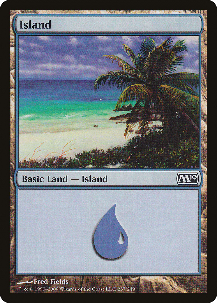 Island (237) (M10-237) [Magic 2010] MTG Single Wizards of the Coast