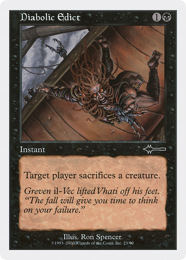 Diabolic Edict (BTD-023) [Misc] Beatdown Box Set MTG Single Wizards of the Coast